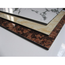 Special Color Wood Stone Marble Grain Silver Golden Mirror Series Brushed ACP Wall Cladding Panels Aluminum Composite Panel